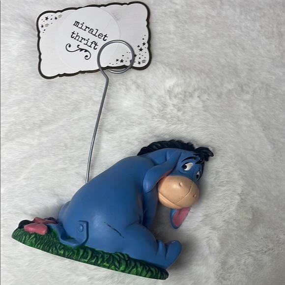 Eeyore Figurine photo/postcard Holder - Picture 3 of 9